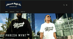 Desktop Screenshot of phreshmynt.com